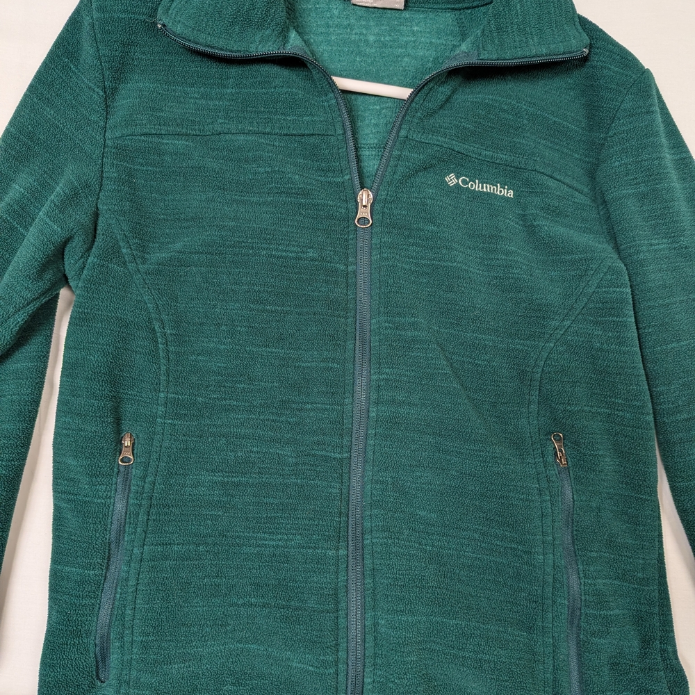 Columbia Teal Full-Zip Jacket